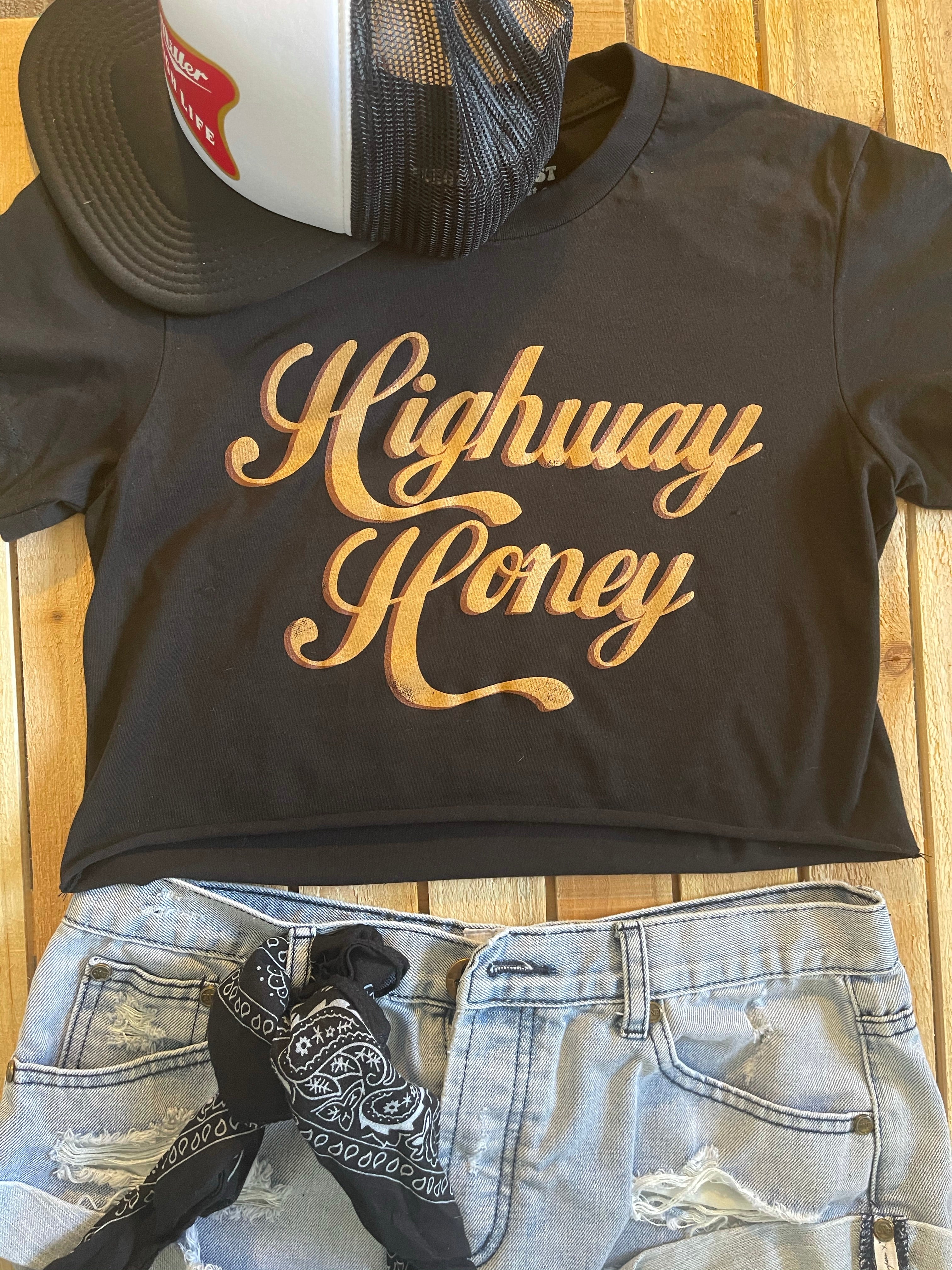 Highway Honey Cropped Tee