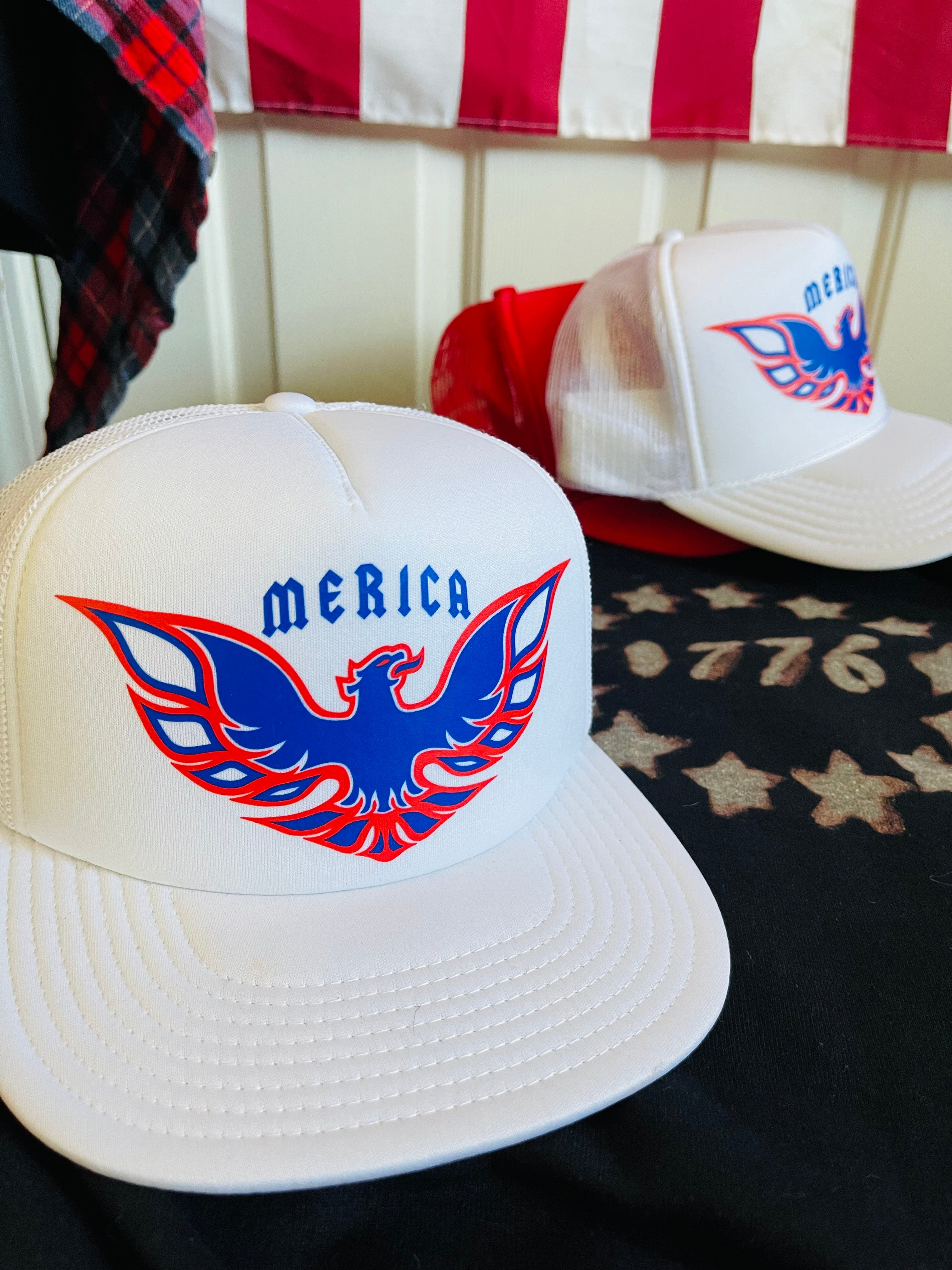 ‘MERICA party Bird FLAT Bill